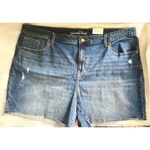 💐3/$12 Universal Thread Vintage Stretch Boyfriend Jean Shorts 26W Denim NEW
